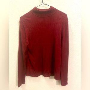 croft & borrow Red Long Sleeve Turtle Neck Sweater - Women’s XL